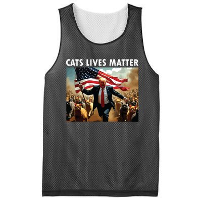 Funny Cat Lives Matter Pres Election 2024 Cats Dogs Pets Mesh Reversible Basketball Jersey Tank