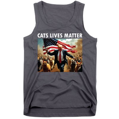 Funny Cat Lives Matter Pres Election 2024 Cats Dogs Pets Tank Top