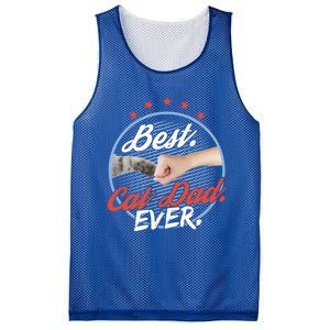 Funny Cat Lover Gift Best Cat Dad Ever Gift Mesh Reversible Basketball Jersey Tank