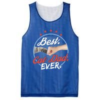 Funny Cat Lover Gift Best Cat Dad Ever Gift Mesh Reversible Basketball Jersey Tank