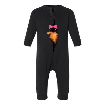 Funny Cat Ladies And Cat Guy Infant Fleece One Piece