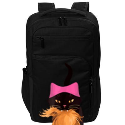 Funny Cat Ladies And Cat Guy Impact Tech Backpack