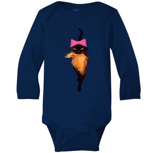 Funny Cat Ladies And Cat Guy Baby Long Sleeve Bodysuit