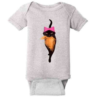 Funny Cat Ladies And Cat Guy Baby Bodysuit