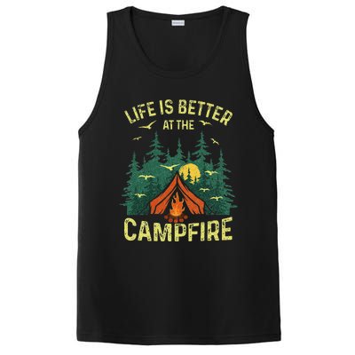 Funny Camping Lover Design Camping Vacationist PosiCharge Competitor Tank