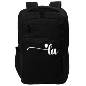 Funny Comma La Punctuation La Election 2024 Impact Tech Backpack