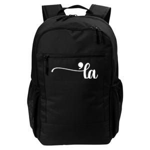 Funny Comma La Punctuation La Election 2024 Daily Commute Backpack