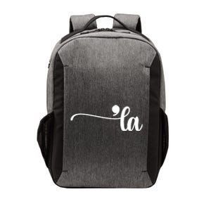 Funny Comma La Punctuation La Election 2024 Vector Backpack