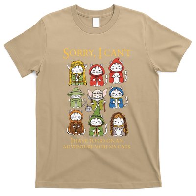 Funny Cat Lover Sorry I CanT I Have Plans With My Cat T-Shirt
