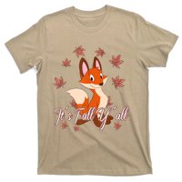 Funny Cute Love Fox Thanksgiving Happy Fall Yall Autumn Fall Yâ´All T-Shirt