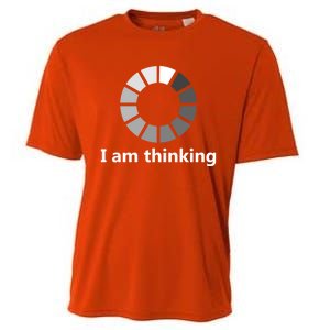 Funny Computer Loading I Am Thinking Gift Cooling Performance Crew T-Shirt