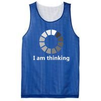 Funny Computer Loading I Am Thinking Gift Mesh Reversible Basketball Jersey Tank