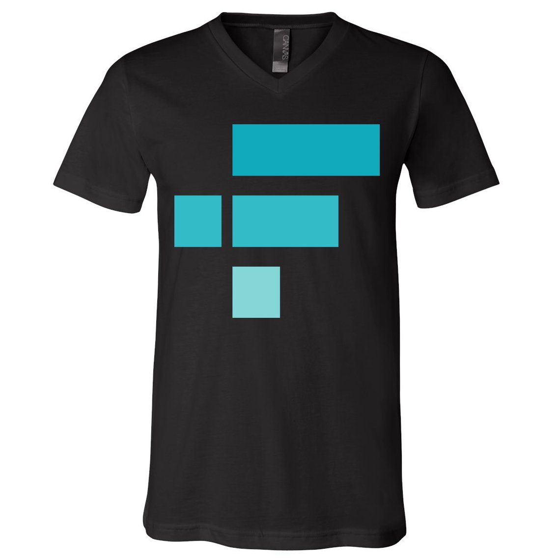 FTX Classic Logo Crypto Cryptocurrency FTT Coin V-Neck T-Shirt
