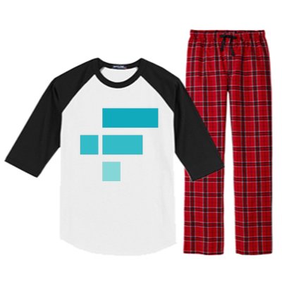 FTX Classic Logo Crypto Cryptocurrency FTT Coin Raglan Sleeve Pajama Set