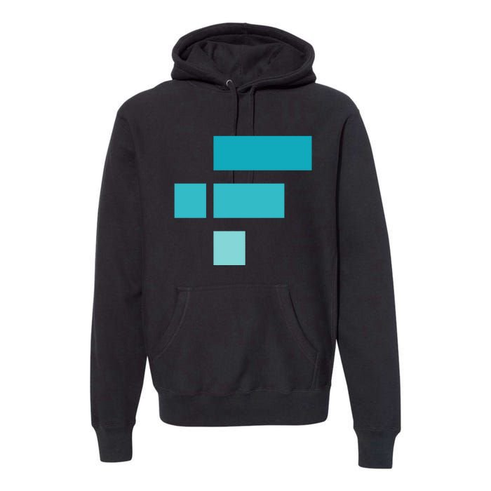 FTX Classic Logo Crypto Cryptocurrency FTT Coin Premium Hoodie