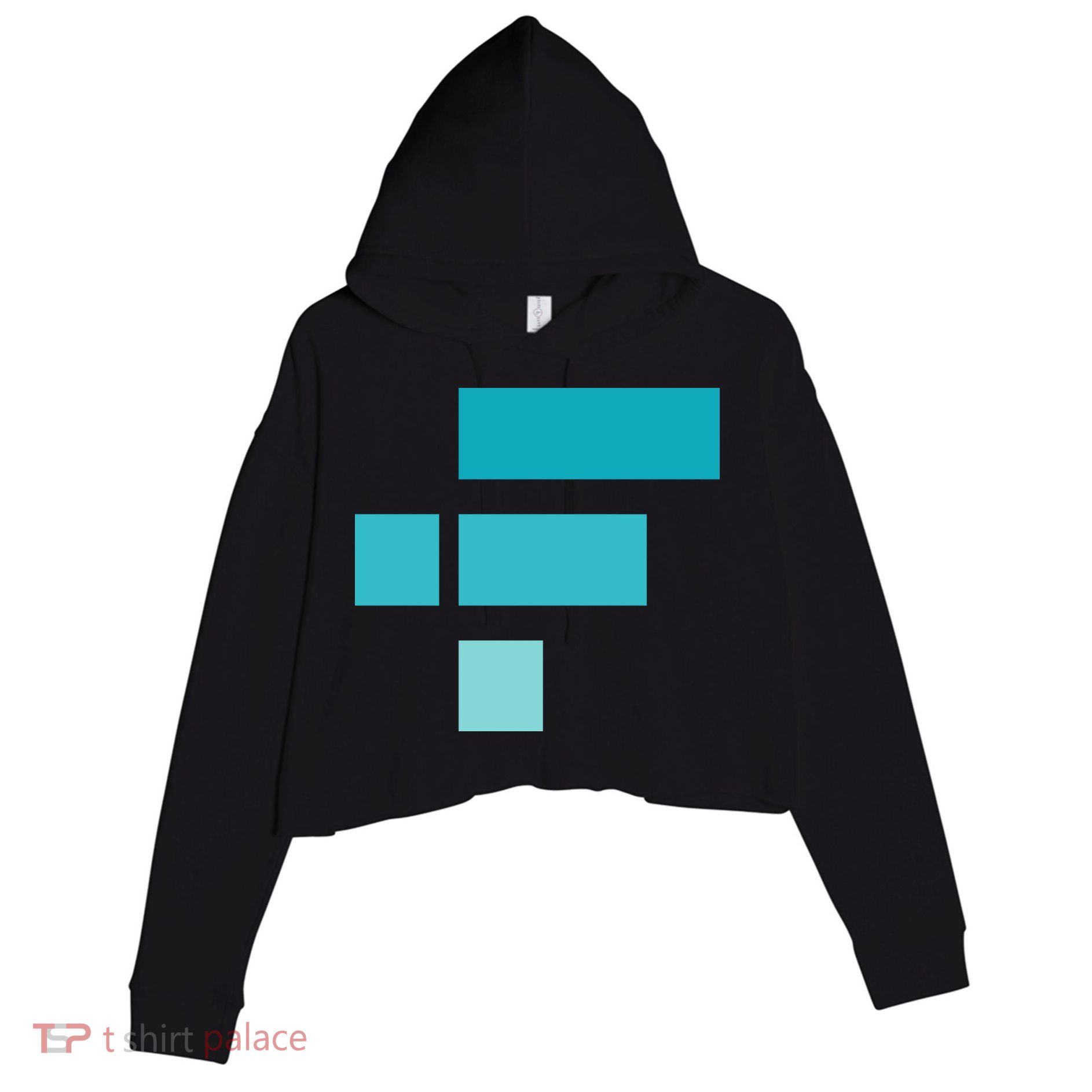 FTX Classic Logo Crypto Cryptocurrency FTT Coin Crop Fleece Hoodie