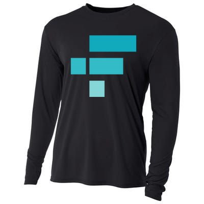 FTX Classic Logo Crypto Cryptocurrency FTT Coin Cooling Performance Long Sleeve Crew