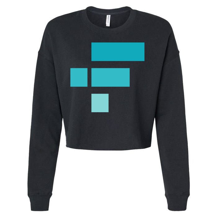 FTX Classic Logo Crypto Cryptocurrency FTT Coin Cropped Pullover Crew