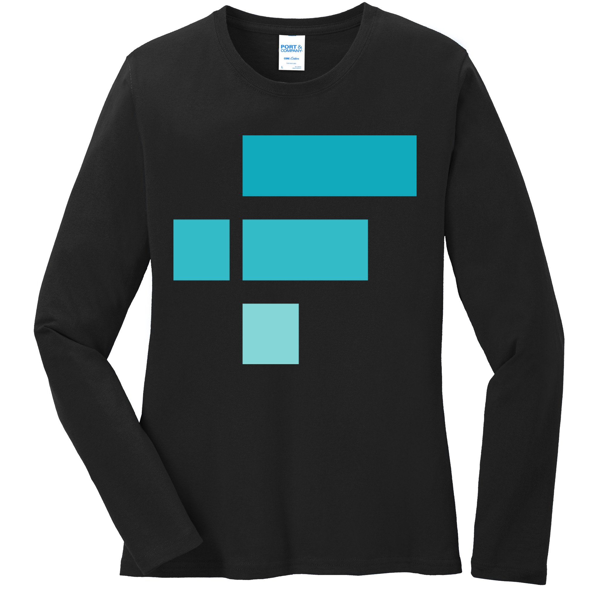 FTX Classic Logo Crypto Cryptocurrency FTT Coin Ladies Long Sleeve Shirt