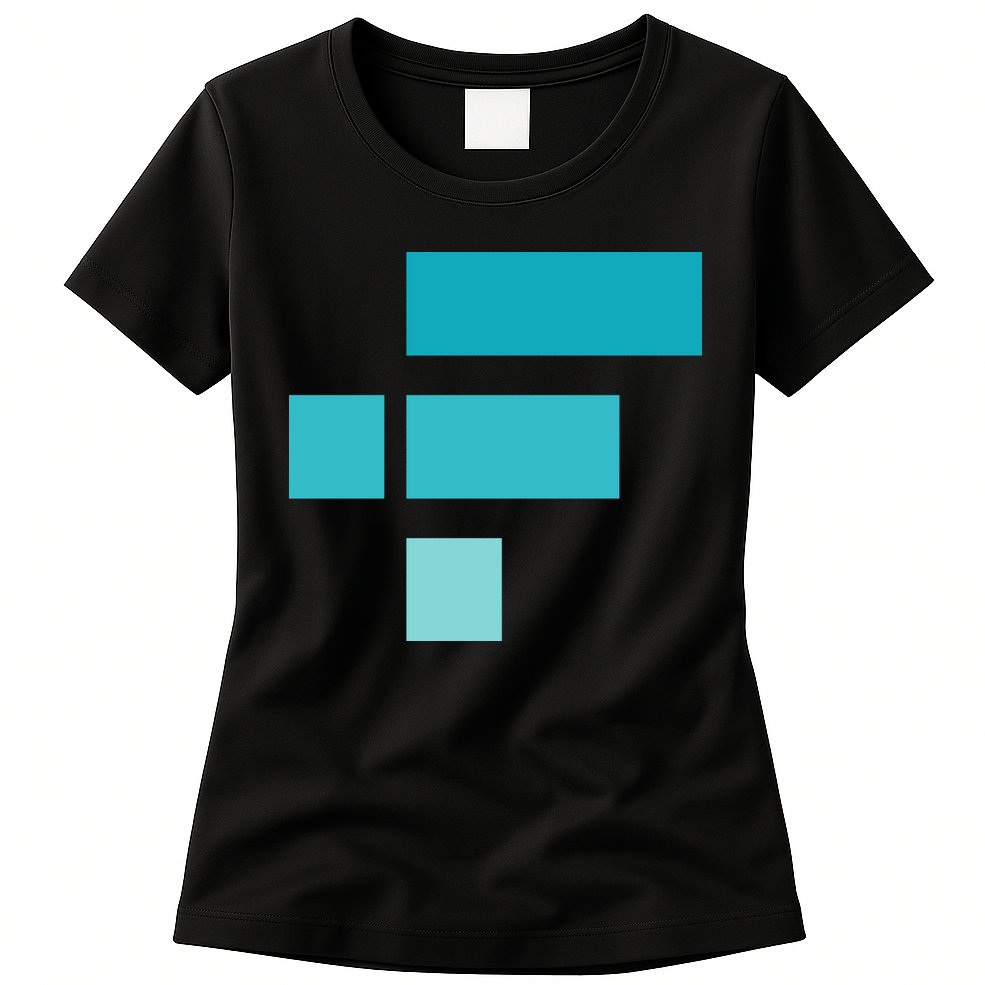 FTX Classic Logo Crypto Cryptocurrency FTT Coin Womens T-Shirt