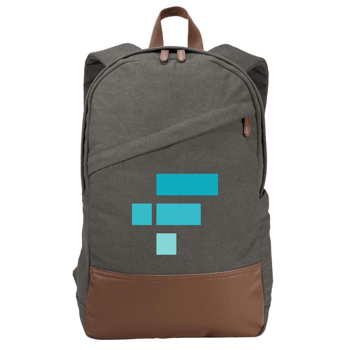 FTX Classic Logo Crypto Cryptocurrency FTT Coin Cotton Canvas Backpack