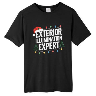 Funny Christmas Lights Exterior Illumination Expert Tall Fusion ChromaSoft Performance T-Shirt