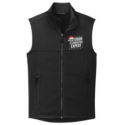 Funny Christmas Lights Exterior Illumination Expert Collective Smooth Fleece Vest