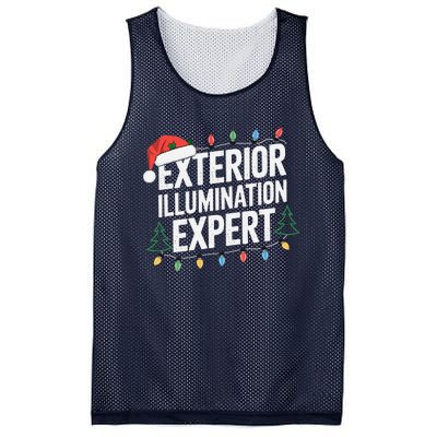 Funny Christmas Lights Exterior Illumination Expert Mesh Reversible Basketball Jersey Tank