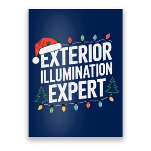 Funny Christmas Lights Exterior Illumination Expert Poster