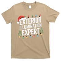 Funny Christmas Lights Exterior Illumination Expert T-Shirt