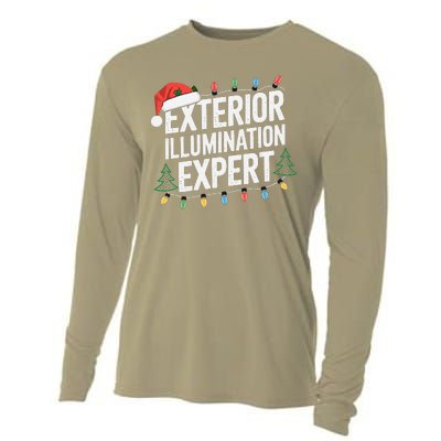 Funny Christmas Lights Exterior Illumination Expert Cooling Performance Long Sleeve Crew