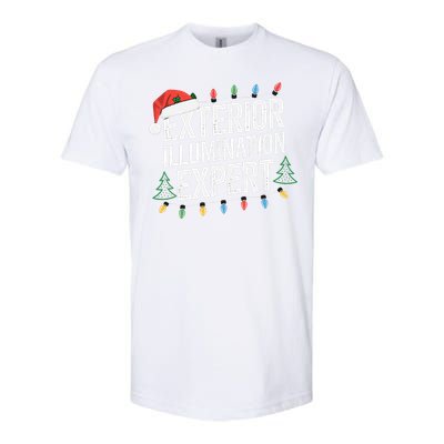 Funny Christmas Lights Exterior Illumination Expert Softstyle CVC T-Shirt