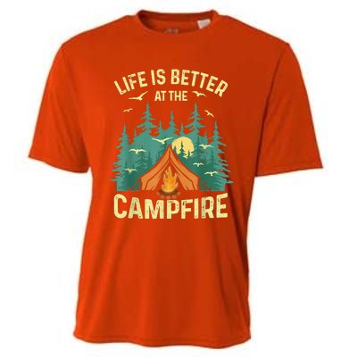 Funny Camping Lover Design For Men Women Camping Vacationist Cooling Performance Crew T-Shirt