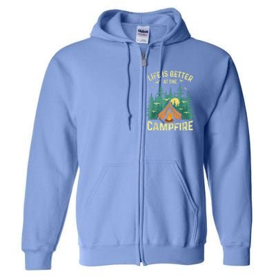 Funny Camping Lover Design For Men Women Camping Vacationist Full Zip Hoodie