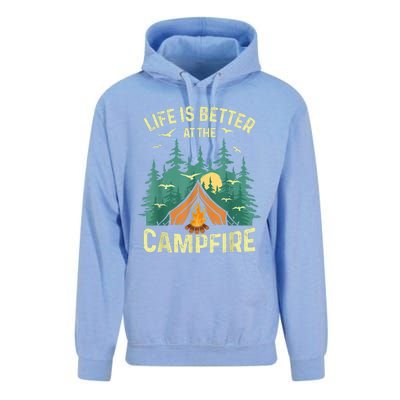 Funny Camping Lover Design For Men Women Camping Vacationist Unisex Surf Hoodie