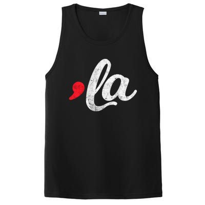 Funny Comma La Kamala Harris 2024 For President Election PosiCharge Competitor Tank