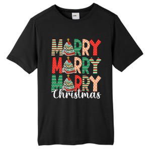 Funny Christmas Librarian Books Xmas Tree Love Reading Books Tall Fusion ChromaSoft Performance T-Shirt