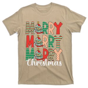 Funny Christmas Librarian Books Xmas Tree Love Reading Books T-Shirt