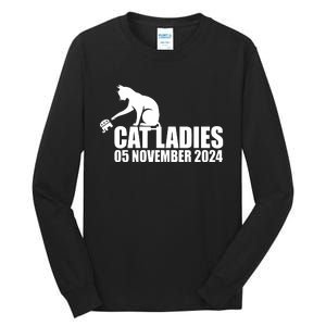 Funny Cat Ladies Tall Long Sleeve T-Shirt