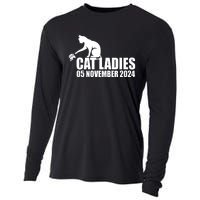 Funny Cat Ladies Cooling Performance Long Sleeve Crew