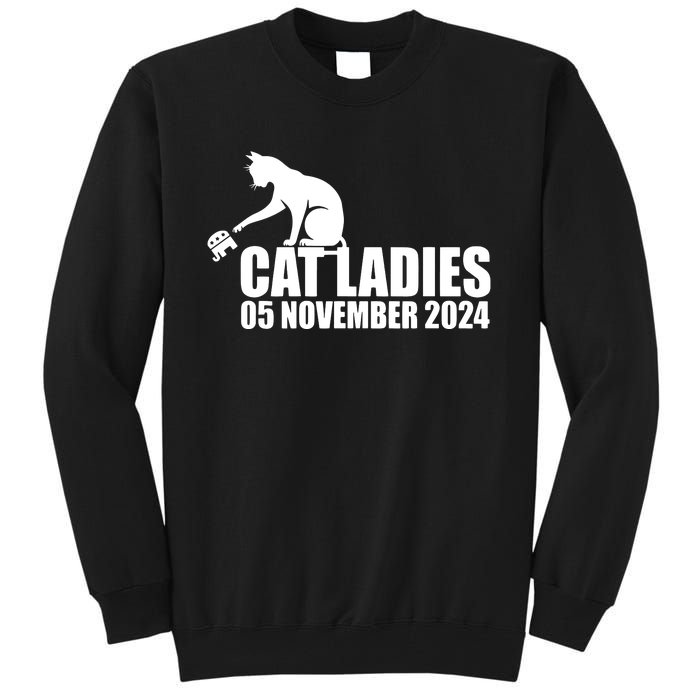 Funny Cat Ladies Tall Sweatshirt