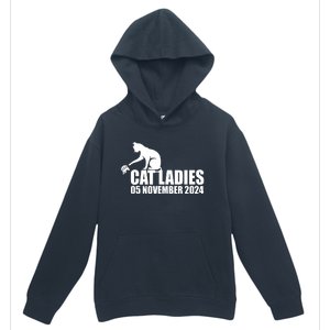 Funny Cat Ladies Urban Pullover Hoodie