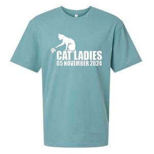 Funny Cat Ladies Sueded Cloud Jersey T-Shirt