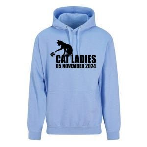 Funny Cat Ladies Unisex Surf Hoodie