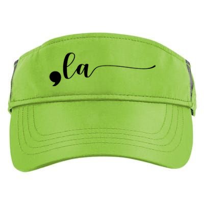 Funny Comma La Kamala Harris Punctuation La Election Vote Adult Drive Performance Visor