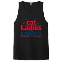 Funny Cat Ladies For Kamal Harris Cat Lettering Positive Gift PosiCharge Competitor Tank