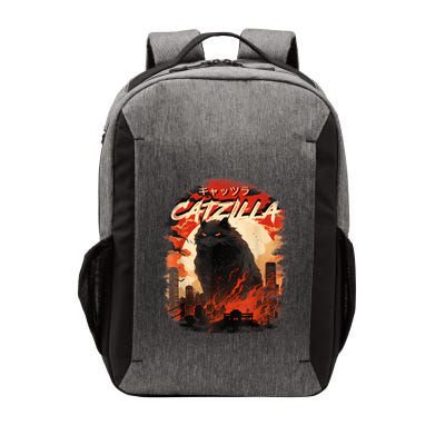 Funny Cat Lover Catzilla Cat Humor Cat Vector Backpack