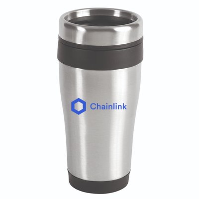 Funny Chainlink LINK Funny Chainlink Crypto Chainlink Blue Chainlink Merch 16oz Travel Tumbler