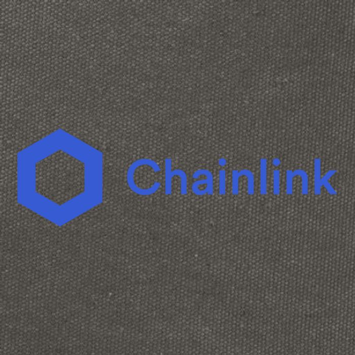 Funny Chainlink LINK Funny Chainlink Crypto Chainlink Blue Chainlink Merch Cotton Canvas Backpack
