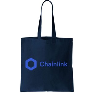 Funny Chainlink LINK Funny Chainlink Crypto Chainlink Blue Chainlink Merch Tote Bag